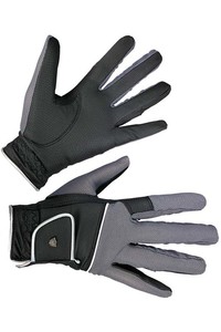 2023 Woof Wear Womens Vision Riding Glove WG0124-BKST - Brushed Steel